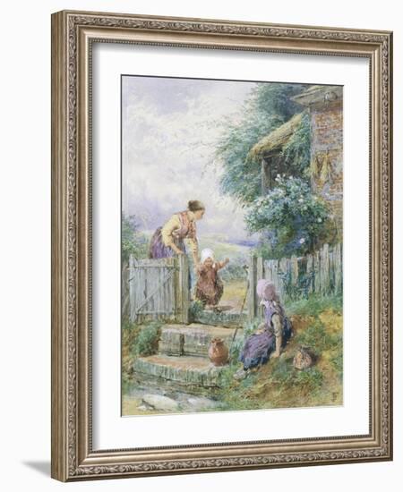 Learning to Walk-Myles Birket Foster-Framed Giclee Print