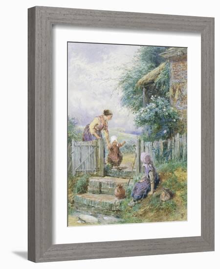 Learning to Walk-Myles Birket Foster-Framed Giclee Print