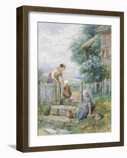 Learning to Walk-Myles Birket Foster-Framed Giclee Print