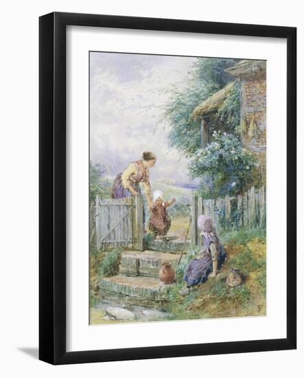 Learning to Walk-Myles Birket Foster-Framed Giclee Print