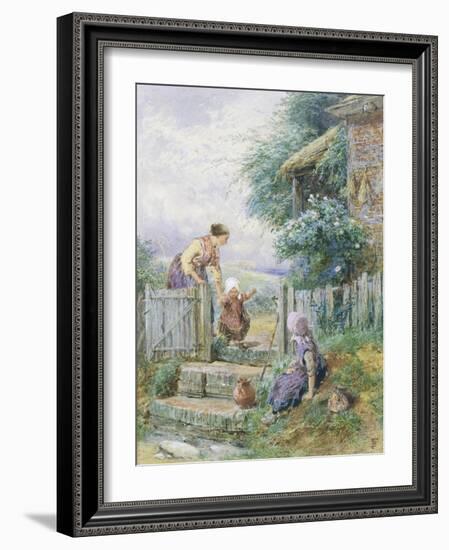 Learning to Walk-Myles Birket Foster-Framed Giclee Print