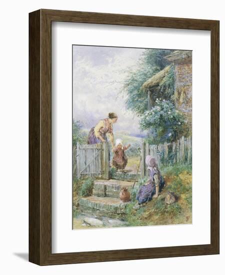 Learning to Walk-Myles Birket Foster-Framed Giclee Print