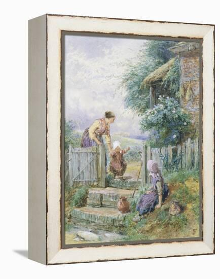 Learning to Walk-Myles Birket Foster-Framed Premier Image Canvas