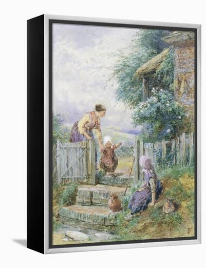 Learning to Walk-Myles Birket Foster-Framed Premier Image Canvas