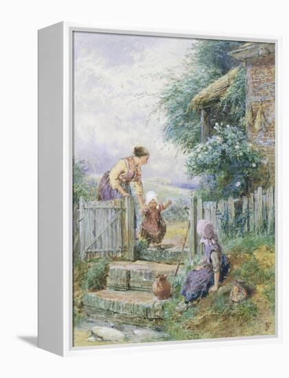 Learning to Walk-Myles Birket Foster-Framed Premier Image Canvas