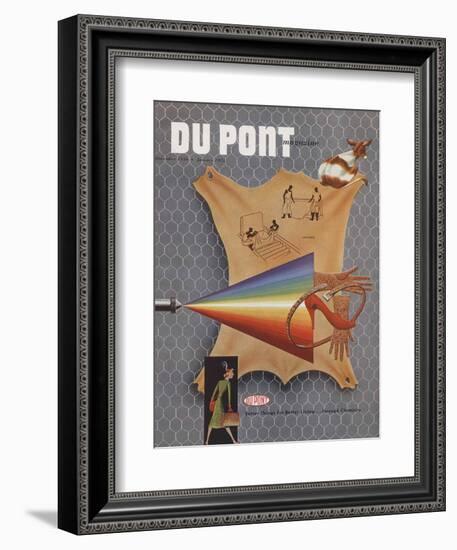 Leather, Front Cover of the 'Dupont Magazine', December 1950-January 1951-null-Framed Giclee Print