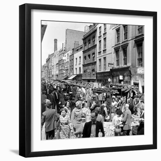 Leather Lane, Holborn 1954-Staff-Framed Photographic Print