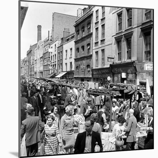 Leather Lane, Holborn 1954-Staff-Mounted Photographic Print