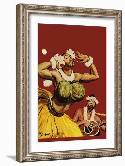 Leatherneck Luau-John Clymer-Framed Art Print