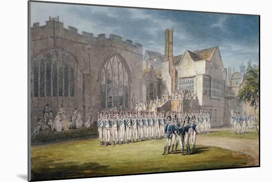 Leathersellers' Hall, and the Church of St Helen, Bishopsgate, City of London, 1792-Edward Dayes-Mounted Giclee Print