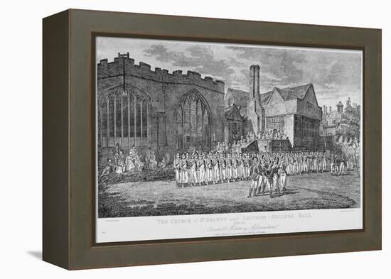 Leathersellers' Hall, and the Church of St Helen, Bishopsgate, City of London, 1871-Edward Dayes-Framed Premier Image Canvas