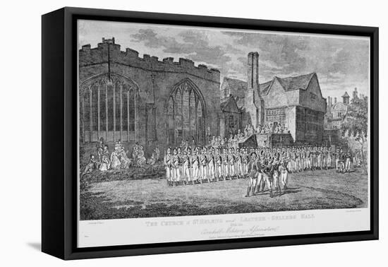 Leathersellers' Hall, and the Church of St Helen, Bishopsgate, City of London, 1871-Edward Dayes-Framed Premier Image Canvas
