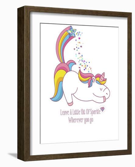 Leave A Little Bit Of Sparkle 2 Tee-Tina Lavoie-Framed Giclee Print