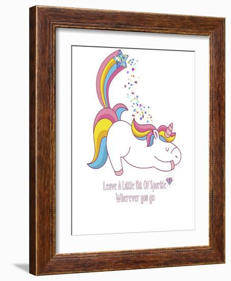 Leave A Little Bit Of Sparkle 2 Tee-Tina Lavoie-Framed Giclee Print