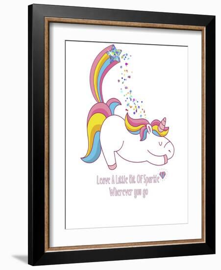 Leave A Little Bit Of Sparkle 2 Tee-Tina Lavoie-Framed Giclee Print