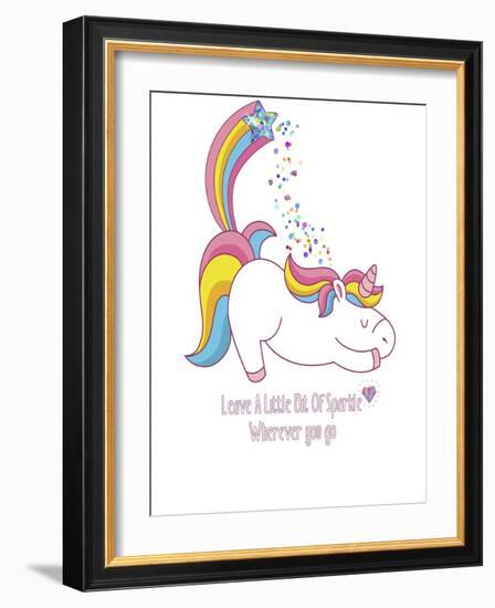 Leave A Little Bit Of Sparkle 2 Tee-Tina Lavoie-Framed Giclee Print