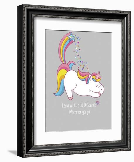 Leave A Little Bit Of Sparkle Tee-Tina Lavoie-Framed Giclee Print
