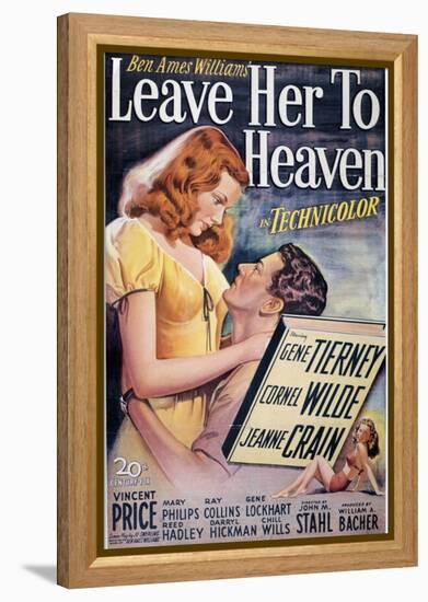 Leave Her To Heaven, 1945, Directed by John M. Stahl-null-Framed Premier Image Canvas