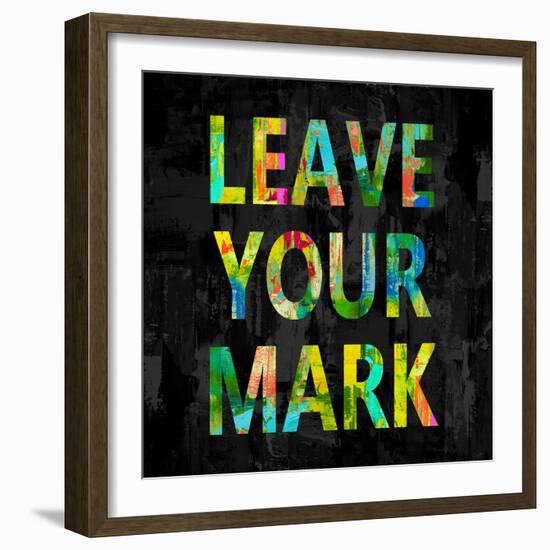 Leave Your Mark in Color-Jamie MacDowell-Framed Art Print