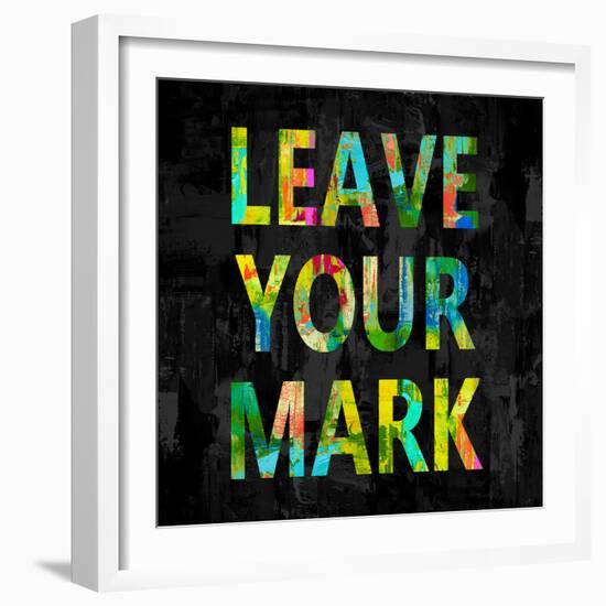 Leave Your Mark in Color-Jamie MacDowell-Framed Art Print