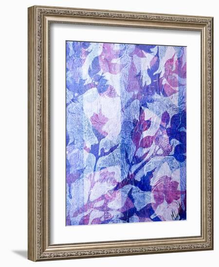 Leaves and Stripes-Margaret Coxall-Framed Giclee Print