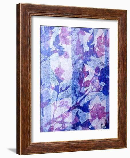 Leaves and Stripes-Margaret Coxall-Framed Giclee Print