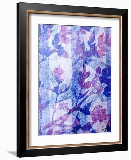 Leaves and Stripes-Margaret Coxall-Framed Giclee Print