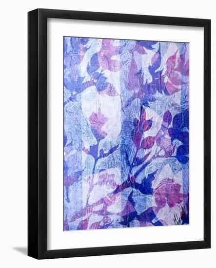 Leaves and Stripes-Margaret Coxall-Framed Giclee Print