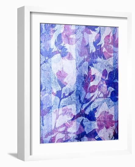 Leaves and Stripes-Margaret Coxall-Framed Giclee Print