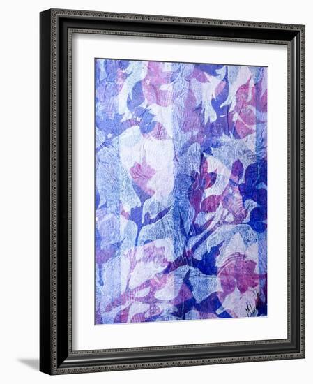 Leaves and Stripes-Margaret Coxall-Framed Giclee Print