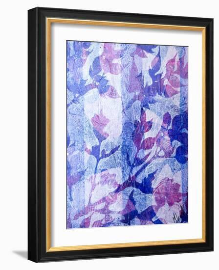 Leaves and Stripes-Margaret Coxall-Framed Giclee Print