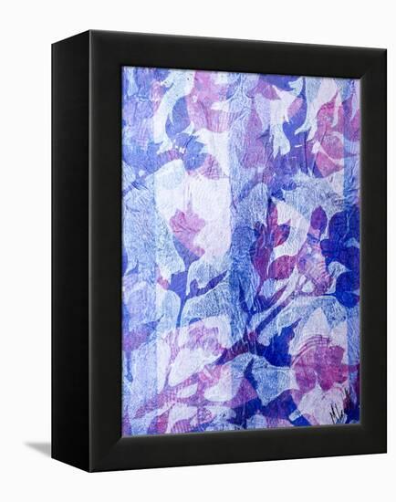 Leaves and Stripes-Margaret Coxall-Framed Premier Image Canvas