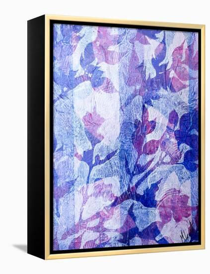 Leaves and Stripes-Margaret Coxall-Framed Premier Image Canvas