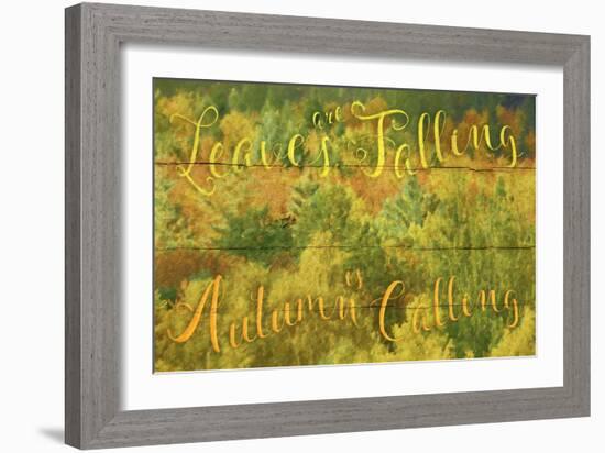 Leaves Are Falling-Cora Niele-Framed Giclee Print