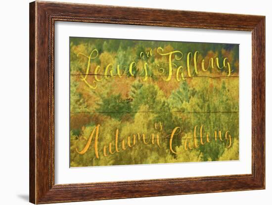 Leaves Are Falling-Cora Niele-Framed Giclee Print