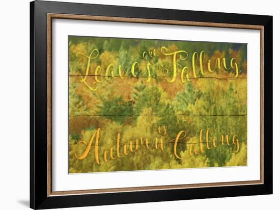 Leaves Are Falling-Cora Niele-Framed Giclee Print