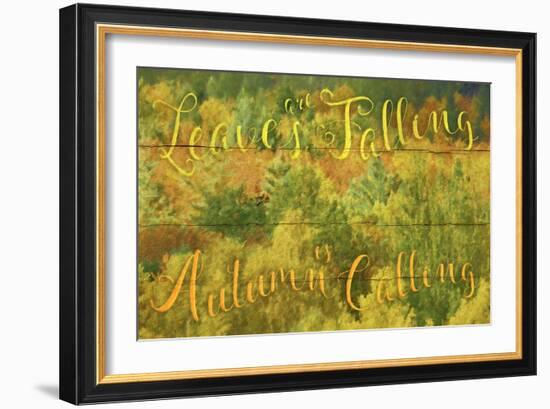 Leaves Are Falling-Cora Niele-Framed Giclee Print