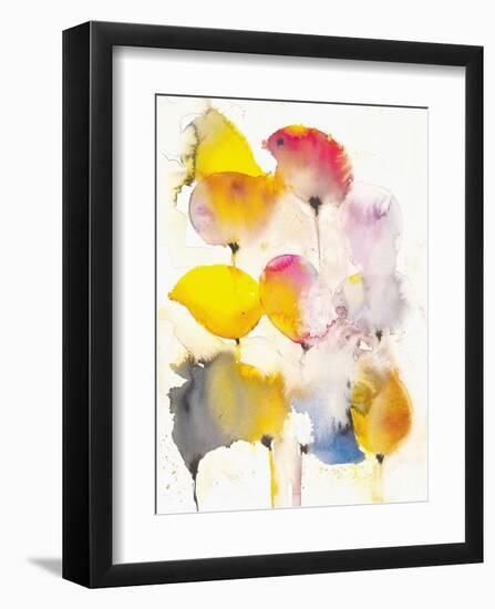 Leaves Falling II-Karin Johannesson-Framed Art Print