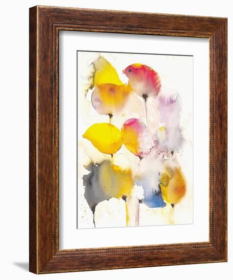 Leaves Falling II-Karin Johannesson-Framed Art Print