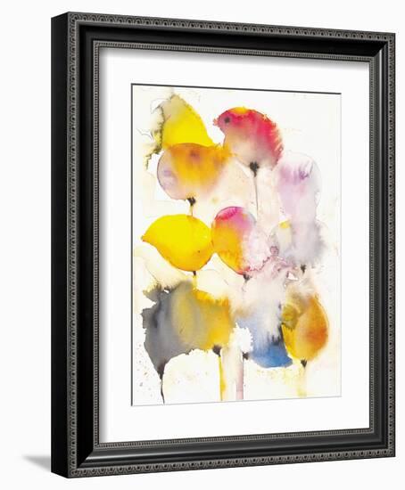 Leaves Falling II-Karin Johannesson-Framed Art Print