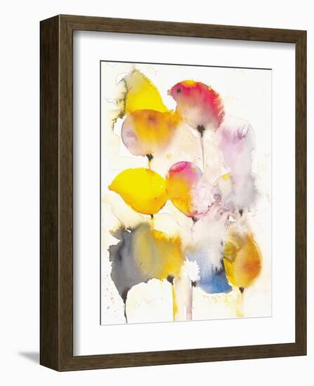 Leaves Falling II-Karin Johannesson-Framed Art Print