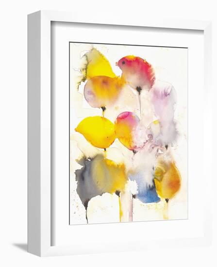 Leaves Falling II-Karin Johannesson-Framed Art Print