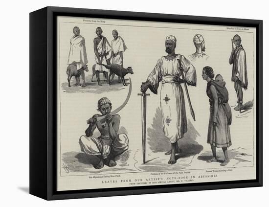 Leaves from Our Artist's Note-Book in Abyssinia-Harry Hamilton Johnston-Framed Premier Image Canvas