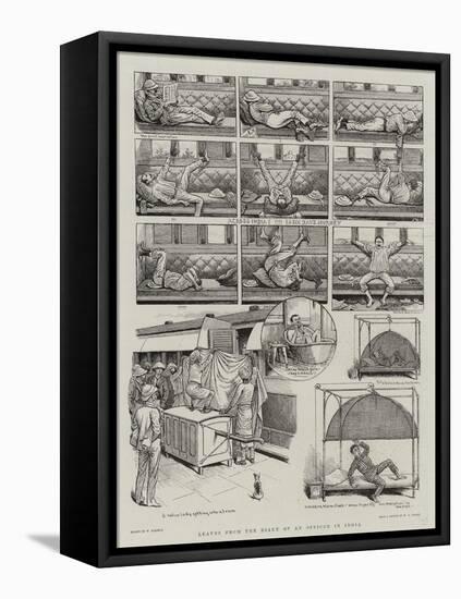 Leaves from the Diary of an Officer in India-William Ralston-Framed Premier Image Canvas