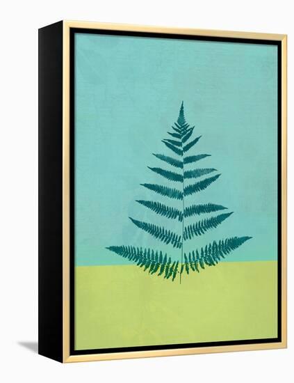 Leaves Green I-Judi Bagnato-Framed Stretched Canvas