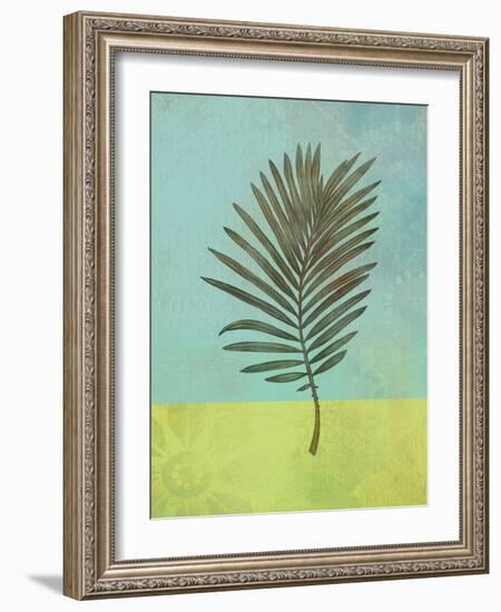 Leaves Green III-Judi Bagnato-Framed Art Print