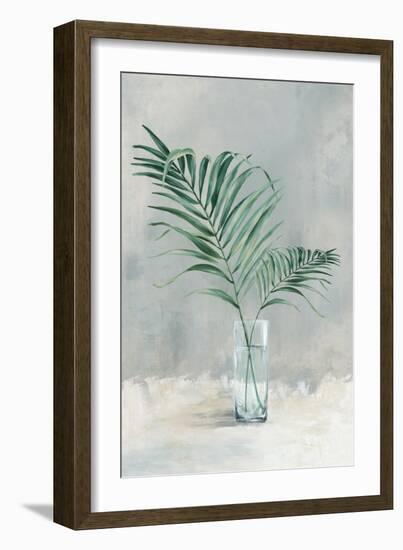 Leaves in a Glass I-Alex Black-Framed Art Print