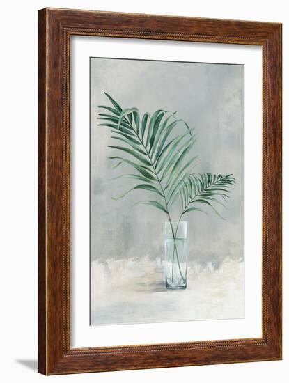 Leaves in a Glass I-Alex Black-Framed Art Print