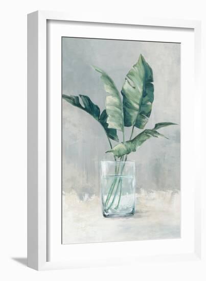 Leaves in a Glass II-Alex Black-Framed Art Print