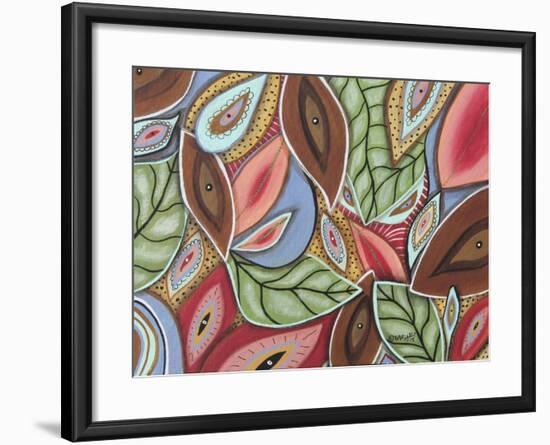 Leaves Medley 1-Karla Gerard-Framed Giclee Print